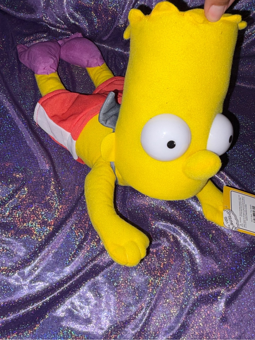 Bart Simpson Swimming Shark Plush